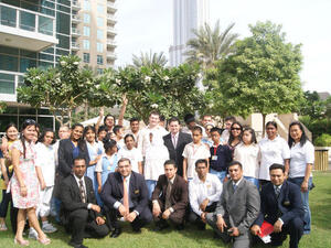 During the visit