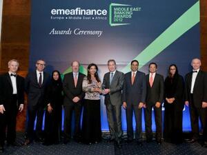 FGB receiving the award during the award ceremony