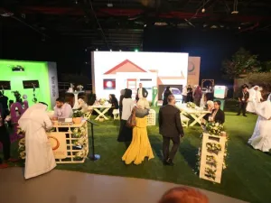 جناح هيئة كهرباء ومياه دبي خلال الدورة الخامسة عشرة من منتدى الإعلام العربي 2016 