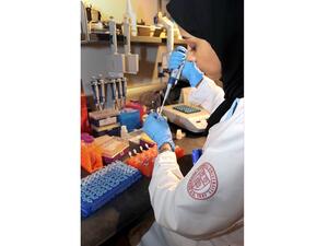 إحدى الباحثات في مختبرات وايل كورنيل للطب – قطر