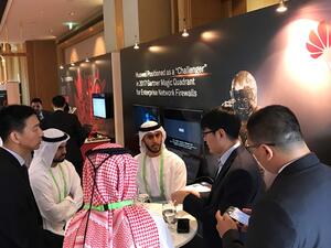 Huawei’s Booth at the RSA Conference 2017 Abu Dhabi