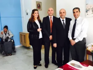 خلال الزيارة