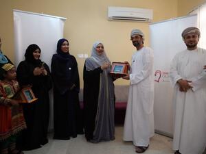 Upon arriving in As Seeb, the Ooredoo Goodwill Journey volunteers opened up another incubator at the Oman Women’s Association branch in the Wilayat.