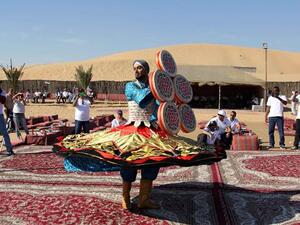 During cultural tourism and entertainment program