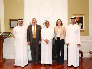 سلطان الحبتور؛ سعادة بول مالك. خلف الحبتور. جوديث بيكر. محمد الحبتور