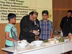 During EEG's Community Lecture