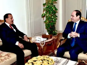 خلف أحمد الحبتور ؛ الرئيس المصري عبد الفتاح السيسي
