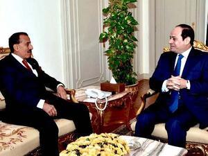 خلف أحمد الحبتور ؛ الرئيس المصري عبد الفتاح السيسي