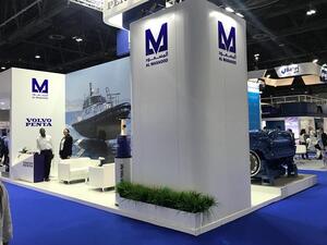 جناح المسعود في مؤتمر ومعرض سيتريد الشرق الأوسط للقطاع البحري