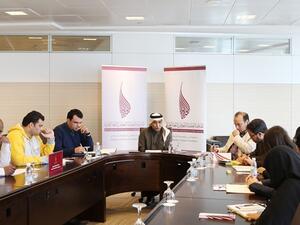 الدكتور علي أحمد الكبيسي، المدير العام للمنظمة العالمية للنهوض باللغة العربية وعضو مجلس الأمناء يقدم ملخصا حول المنتدى واهدافه