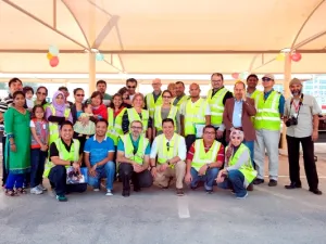 المدربون والفنيون بالدورة