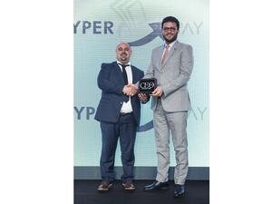 The award was presented during a ceremony that was hosted at the Four Seasons Hotel, Jumeirah Beach.