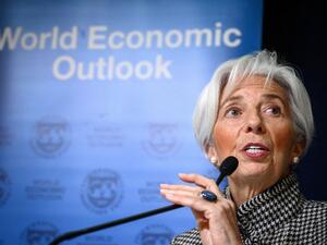 Christine Lagarde, International Monetary Fund chief. (AFP)