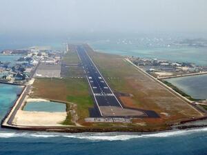 Velana International Airport in Malé.