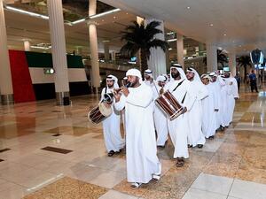 ركز الحدث على إحياء الثقافة الإماراتية وموروثها، وإتاحة المجال أمام المسافرين للتعرف على الفنون الشعبية لدولة الإمارات العربية المتحدة.