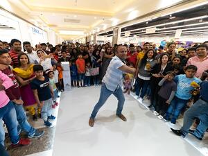 استضاف ماي سيتي سنتر الناصرية لعبة حركية تفاعلية مشوقة لإسعاد مختلف أفراد العائلة مع فرصة الفوز بجوائز فورية.