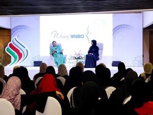 During the celebrations.Speaking to the audience, the women touched upon their own personal experiences, explaining some of the obstacles they had to overcome.