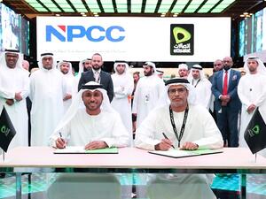 The MoU was signed by Sultan Mohamed Al Dhaheri, General Manager, Etisalat Abu Dhabi, and Eng. Ahmed Salem Al Dhaheri, CEO of NPCC.
