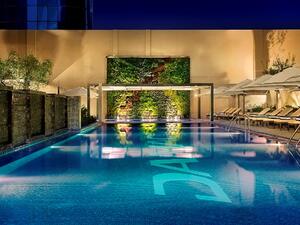 Natural plants and relaxing atmosphere at DAMAC Maison Cour Jardin outdoor