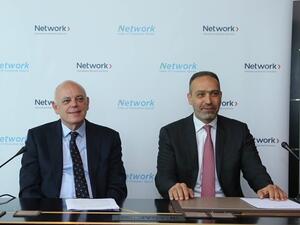 سايمون هاسلم، الرئيس التنفيذي في مجموعة نتورك إنترناشيونال؛ وسامر سليمان، المدير التنفيذي لمجموعة نتورك إنترناشيونال – الشرق الأوسط.
