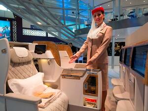 New Emirates B777 Business Class Seat