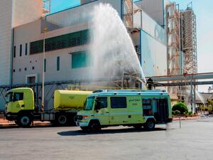 Mock fire and emergency drill at Salalah facility 