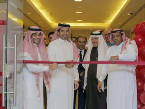 During the opening of the new OSN headquarter in Riyadh.