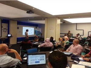 خلال الورشة