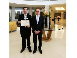 The internship program included two students aged between 16-27 years old. 