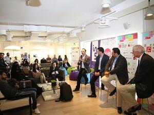 Panel discussion during the regional finals