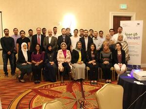 Participants from the Qatar Research Leadership Program gathering held recently