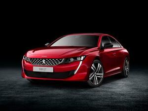 The new Peugeot sedan 508.
