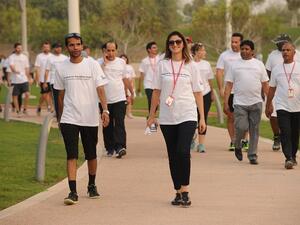 قد شهد الأسبوع سلسلة متنوعة من الأنشطة استهلّت بمسيرة "امشِ من أجل الحياة" في حديقة الأكسجين في المدينة التعليمية.