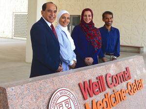 الدكتور رافيندر مامتاني، الدكتورة كريمة شعابنة، الدكتورة سهيلة شيما والدكتور أميت أبراهام.