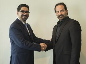 محمد الطحاينة، نائب الرئيس الأول للشؤون التجارية في شركة داماك العقارية و السيد كريم هلال، الرئيس التنفيذي ومؤسس ProTenders