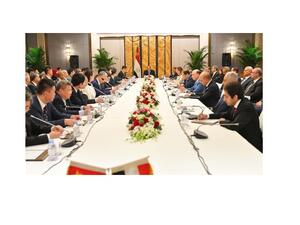 President Sisi at the signing of the economic agreements with Chinese companies in Beijing on Sunday (Photo: Egyptian Presidency)