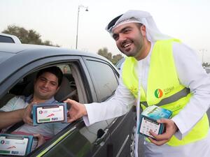 This year, the organization plans to distribute 500,000 care packages to motorists.
