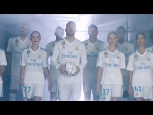 Real Madrid team up with Emirates Cabin Crew.