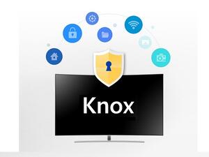 تطبق سامسونج Knox، تكنولوجيا Root of Trust والتي تجلب ميزات الأمان في طبقات منصة التلفزيون.