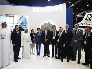 Samsung inaugurated its stand in front of hundreds of participants, sponsors, and the media. 