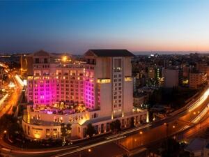 Sheraton Amman Exterior View - Night
