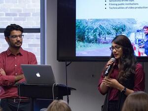 طلاب نورثويسترن في قطر 