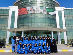 Students visit to Emirates Steel