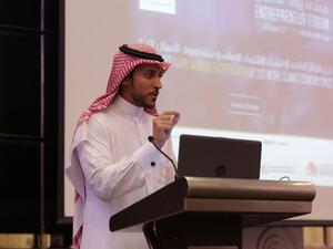 Sultan Al Howymel, CEO of International Center of Islamic Economy (ICIE) speaking at the event. 