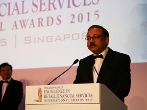 سوفو سركار، مدير عام الأعمال المصرفية للأفراد وإدارة الثروات في بنك الإمارات دبي الوطني خلال الحفل