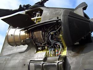 T55 on wing