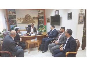 خلال زيارة الوفد 