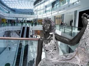 منطقة الأزياء في دبي مول.