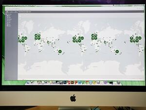 The Global contributor map on the MicroMappers website shows the locations of the online community who are helping to assist with the Nepal earthquake relief effort