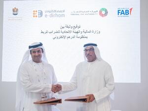 The document was signed by H.E. Saeed Rashid Al Yateem, Assistant Undersecretary for Resources and Budget Sector at the MoF; and H.E. Khalid Ali Al Bustani, Director General of the FTA.